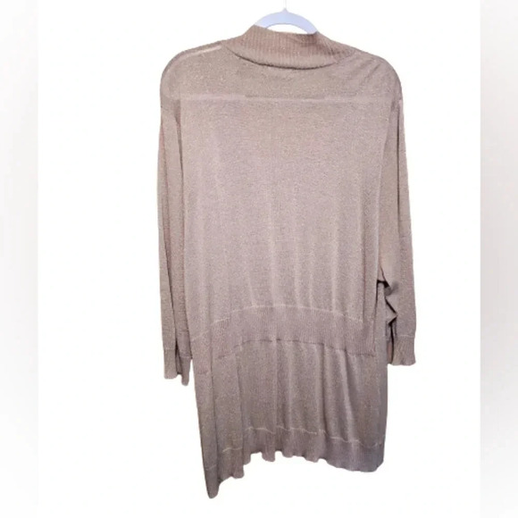 Verve Gold Metallic Shimmer Cardigan - Picture 3 of 8